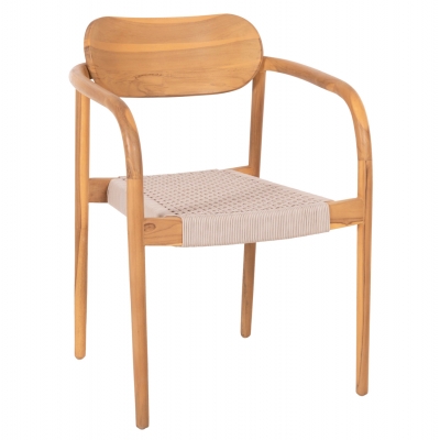 ΠΟΛΥΘΡΟΝΑ OSLO HM9636.07 ΞΥΛΟ TEAK ΦΥΣΙΚΟ & ΜΠΕΖ ΣΧΟΙΝΙ 55x54x80Yεκ. ΠΟΛΥΘΡΟΝΑ OSLO HM9636.07 ΞΥΛΟ TEAK ΦΥΣΙΚΟ & ΜΠΕΖ ΣΧΟΙΝΙ 55x54x80Yεκ.