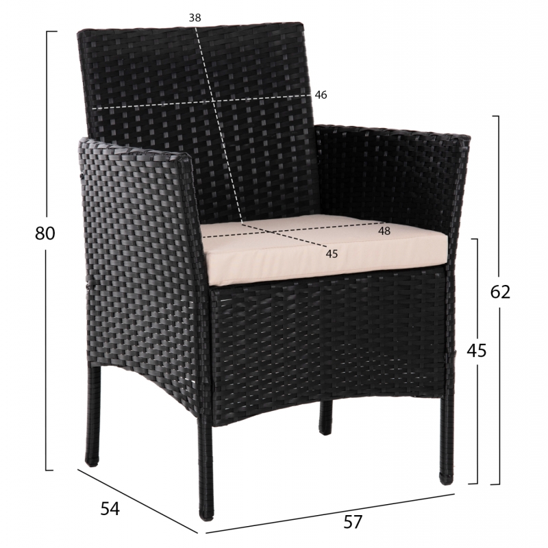 ΣΕΤ ΣΑΛΟΝΙ 4ΤΜΧ STASIA HM6089.01 ΣΥΝΘ.RATTAN ΜΑΥΡΟ-ΚΑΠΟΥΤΣΙΝΟ ΜΑΞΙΛΑΡΙΑ ΣΕΤ ΣΑΛΟΝΙ 4ΤΜΧ STASIA HM6089.01 ΣΥΝΘ.RATTAN ΜΑΥΡΟ-ΚΑΠΟΥΤΣΙΝΟ ΜΑΞΙΛΑΡΙΑ