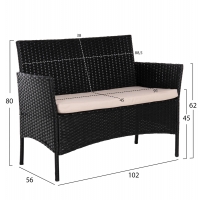 ΣΕΤ ΣΑΛΟΝΙ 4ΤΜΧ STASIA HM6089.01 ΣΥΝΘ.RATTAN ΜΑΥΡΟ-ΚΑΠΟΥΤΣΙΝΟ ΜΑΞΙΛΑΡΙΑ ΣΕΤ ΣΑΛΟΝΙ 4ΤΜΧ STASIA HM6089.01 ΣΥΝΘ.RATTAN ΜΑΥΡΟ-ΚΑΠΟΥΤΣΙΝΟ ΜΑΞΙΛΑΡΙΑ