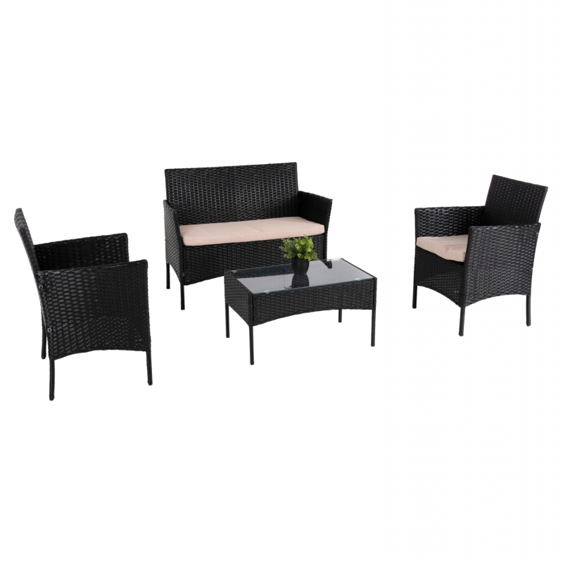 ΣΕΤ ΣΑΛΟΝΙ 4ΤΜΧ STASIA HM6089.01 ΣΥΝΘ.RATTAN ΜΑΥΡΟ-ΚΑΠΟΥΤΣΙΝΟ ΜΑΞΙΛΑΡΙΑ ΣΕΤ ΣΑΛΟΝΙ 4ΤΜΧ STASIA HM6089.01 ΣΥΝΘ.RATTAN ΜΑΥΡΟ-ΚΑΠΟΥΤΣΙΝΟ ΜΑΞΙΛΑΡΙΑ