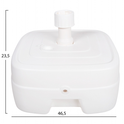 ΠΛΑΣΤΙΚΗ ΒΑΣΗ ΟΜΠΡΕΛΑΣ ΜΕ ΡΟΔΑ SOLBAS HM6113.01 ΛΕΥΚΗ- ΚΟΝΤΑΡΙ 33/50mm 46,5x23,5Υ ΠΛΑΣΤΙΚΗ ΒΑΣΗ ΟΜΠΡΕΛΑΣ ΜΕ ΡΟΔΑ SOLBAS HM6113.01 ΛΕΥΚΗ- ΚΟΝΤΑΡΙ 33/50mm 46,5x23,5Υ