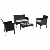 ΣΕΤ ΣΑΛΟΝΙ 4ΤΜΧ STASIA HM6089.04 ΣΥΝΘ.RATTAN ΜΑΥΡΟ-ΜΠΕΖ ΜΑΞΙΛΑΡΙΑ ΣΕΤ ΣΑΛΟΝΙ 4ΤΜΧ STASIA HM6089.04 ΣΥΝΘ.RATTAN ΜΑΥΡΟ-ΜΠΕΖ ΜΑΞΙΛΑΡΙΑ
