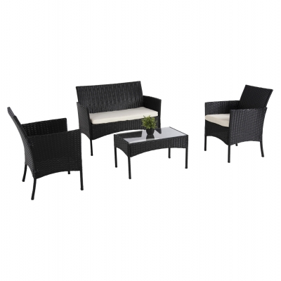 ΣΕΤ ΣΑΛΟΝΙ 4ΤΜΧ STASIA HM6089.04 ΣΥΝΘ.RATTAN ΜΑΥΡΟ-ΜΠΕΖ ΜΑΞΙΛΑΡΙΑ ΣΕΤ ΣΑΛΟΝΙ 4ΤΜΧ STASIA HM6089.04 ΣΥΝΘ.RATTAN ΜΑΥΡΟ-ΜΠΕΖ ΜΑΞΙΛΑΡΙΑ