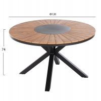 ΤΡΑΠΕΖΙ ΣΤΡΟΓΓΥΛΟ ΕΞ.ΧΩΡΟΥ MORIL HM6041.01 ΑΛΟΥΜΙΝΙΟ ΑΝΘΡΑΚΙ-POLYWOOD ΦΥΣΙΚΟ Φ120εκ. ΤΡΑΠΕΖΙ ΣΤΡΟΓΓΥΛΟ ΕΞ.ΧΩΡΟΥ MORIL HM6041.01 ΑΛΟΥΜΙΝΙΟ ΑΝΘΡΑΚΙ-POLYWOOD ΦΥΣΙΚΟ Φ120εκ.