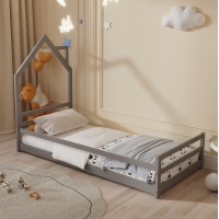 ΚΡΕΒΑΤΙ ΠΑΙΔΙΚΟ HOUSER HM676.05 τ.MONTESSORI ΞΥΛΟ ΠΕΥΚΟ ΓΚΡΙ- 190x90εκ ΚΡΕΒΑΤΙ ΠΑΙΔΙΚΟ HOUSER HM676.05 τ.MONTESSORI ΞΥΛΟ ΠΕΥΚΟ ΓΚΡΙ- 190x90εκ