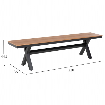 ΠΑΓΚΑΚΙ ΑΛΟΥΜΙΝΙΟΥ TAWNEE HM6040.01 ΑΝΘΡΑΚΙ-POLYWOOD ΚΑΘΙΣΜΑ ΦΥΣΙΚΟ 220x36x44,5Υεκ. ΠΑΓΚΑΚΙ ΑΛΟΥΜΙΝΙΟΥ TAWNEE HM6040.01 ΑΝΘΡΑΚΙ-POLYWOOD ΚΑΘΙΣΜΑ ΦΥΣΙΚΟ 220x36x44,5Υεκ.
