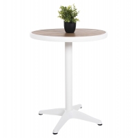 ΤΡΑΠΕΖΙ ΑΛΟΥΜΙΝΙΟΥ ΣΤΡΟΓΓΥΛΟ ALEXA HM6086.02 ΛΕΥΚΟ-POLYWOOD TOP ΦΥΣΙΚΟ Φ60x73Υεκ. ΤΡΑΠΕΖΙ ΑΛΟΥΜΙΝΙΟΥ ΣΤΡΟΓΓΥΛΟ ALEXA HM6086.02 ΛΕΥΚΟ-POLYWOOD TOP ΦΥΣΙΚΟ Φ60x73Υεκ.