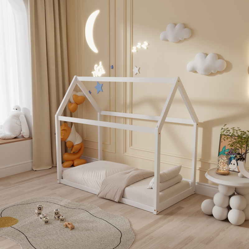 ΚΡΕΒΑΤΙ ΠΑΙΔΙΚΟ PEPE HM677.03 τ.MONTESSORI ΞΥΛΟ ΠΕΥΚΟ ΛΕΥΚΟ- 190x90εκ ΚΡΕΒΑΤΙ ΠΑΙΔΙΚΟ PEPE HM677.03 τ.MONTESSORI ΞΥΛΟ ΠΕΥΚΟ ΛΕΥΚΟ- 190x90εκ