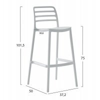 ΣΚΑΜΠΟ BAR ΠΟΛΥΠΡΟΠΥΛΕΝΙΟΥ SNOD HM6099.01 ΛΕΥΚΟ 37,2x50x101,5Υεκ. ΣΚΑΜΠΟ BAR ΠΟΛΥΠΡΟΠΥΛΕΝΙΟΥ SNOD HM6099.01 ΛΕΥΚΟ 37,2x50x101,5Υεκ.