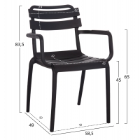 ΠΟΛΥΘΡΟΝΑ ΠΟΛΥΠΡΟΠΥΛΕΝΙΟΥ PHILLY HM6123.02 ΜΑΥΡΟ 58.5x49x83.5Υεκ. ΠΟΛΥΘΡΟΝΑ ΠΟΛΥΠΡΟΠΥΛΕΝΙΟΥ PHILLY HM6123.02 ΜΑΥΡΟ 58.5x49x83.5Υεκ.