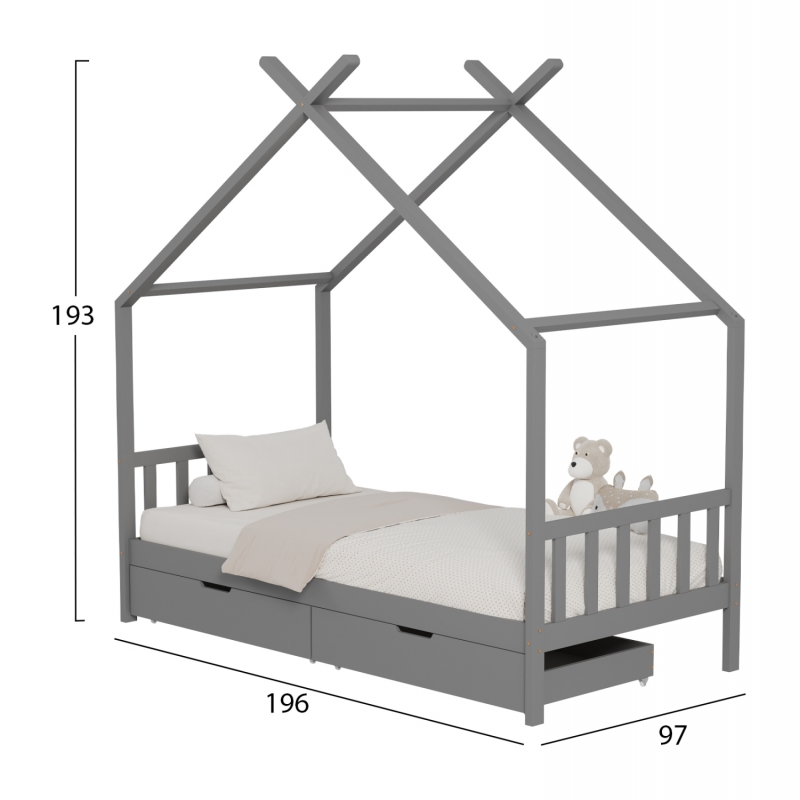 ΚΡΕΒΑΤΙ ΠΑΙΔΙΚΟ KLARICE HM680.05 τ.MONTESSORI-2 ΣΥΡΤΑΡΙΑ- ΞΥΛΟ ΠΕΥΚΟΥ ΓΚΡΙ-190x90εκ ΚΡΕΒΑΤΙ ΠΑΙΔΙΚΟ KLARICE HM680.05 τ.MONTESSORI-2 ΣΥΡΤΑΡΙΑ- ΞΥΛΟ ΠΕΥΚΟΥ ΓΚΡΙ-190x90εκ