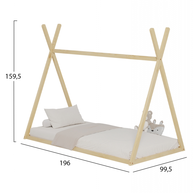 ΚΡΕΒΑΤΙ ΠΑΙΔΙΚΟ MUNK HM681.01 τ.MONTESSORI ΜΑΣΙΦ ΞΥΛΟ ΠΕΥΚΟΥ ΦΥΣΙΚΟ- 190x90εκ ΚΡΕΒΑΤΙ ΠΑΙΔΙΚΟ MUNK HM681.01 τ.MONTESSORI ΜΑΣΙΦ ΞΥΛΟ ΠΕΥΚΟΥ ΦΥΣΙΚΟ- 190x90εκ