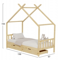 ΚΡΕΒΑΤΙ ΠΑΙΔΙΚΟ KLARICE HM680.01 τ.MONTESSORI-2 ΣΥΡΤΑΡΙΑ-ΞΥΛΟ ΠΕΥΚΟ ΦΥΣΙΚΟ-190x90εκ ΚΡΕΒΑΤΙ ΠΑΙΔΙΚΟ KLARICE HM680.01 τ.MONTESSORI-2 ΣΥΡΤΑΡΙΑ-ΞΥΛΟ ΠΕΥΚΟ ΦΥΣΙΚΟ-190x90εκ