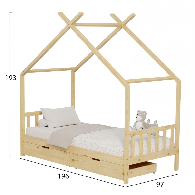 ΚΡΕΒΑΤΙ ΠΑΙΔΙΚΟ KLARICE HM680.01 τ.MONTESSORI-2 ΣΥΡΤΑΡΙΑ-ΞΥΛΟ ΠΕΥΚΟ ΦΥΣΙΚΟ-190x90εκ ΚΡΕΒΑΤΙ ΠΑΙΔΙΚΟ KLARICE HM680.01 τ.MONTESSORI-2 ΣΥΡΤΑΡΙΑ-ΞΥΛΟ ΠΕΥΚΟ ΦΥΣΙΚΟ-190x90εκ