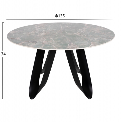 ΤΡΑΠΕΖΙ ΣΤΡΟΓΓΥΛΟ ZOD HM9852.03 ΠΡΑΣΙΝΟ ΜΑΡΜΑΡΟ ΚΕΡΑΜΙΚΟ TOP-ΜΑΥΡΑ ΜΕΤΑΛ.ΠΟΔΙΑ Φ135x74Υεκ ΤΡΑΠΕΖΙ ΣΤΡΟΓΓΥΛΟ ZOD HM9852.03 ΠΡΑΣΙΝΟ ΜΑΡΜΑΡΟ ΚΕΡΑΜΙΚΟ TOP-ΜΑΥΡΑ ΜΕΤΑΛ.ΠΟΔΙΑ Φ135x74Υεκ