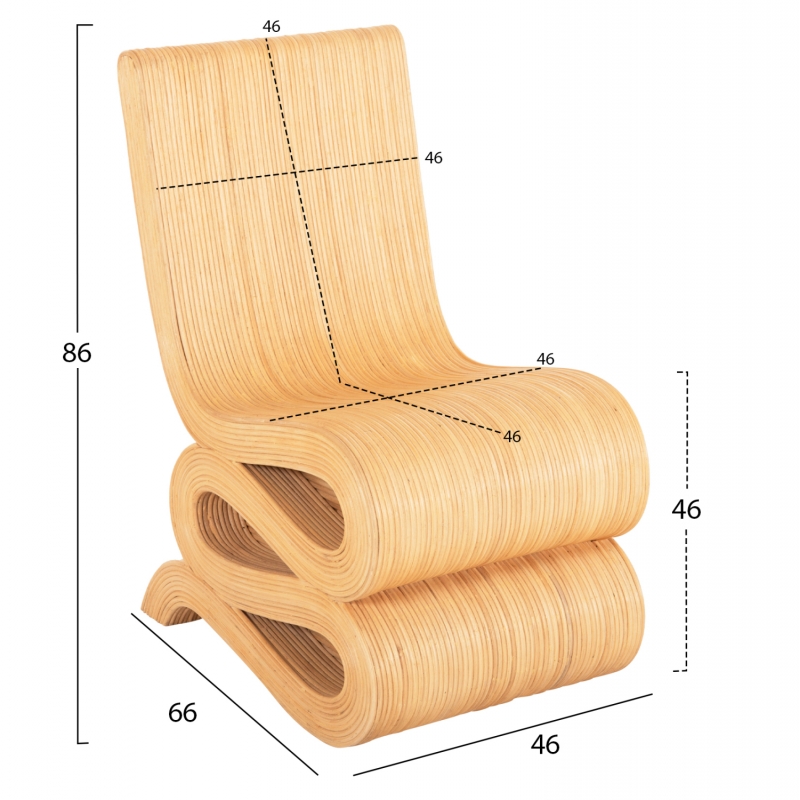 ΠΟΛΥΘΡΟΝΑ CURVY LOUNGE2 HM9885 ΦΥΣΙΚΟ RATTAN 46x66x86Υεκ. ΠΟΛΥΘΡΟΝΑ CURVY LOUNGE2 HM9885 ΦΥΣΙΚΟ RATTAN 46x66x86Υεκ.