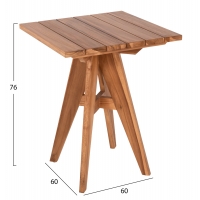 ΤΡΑΠΕΖΙ ΤΕΤΡΑΓΩΝΟ LEO HM9860.11 ΜΑΣΙΦ ΞΥΛΟ ΤΕΑΚ 60x60x75Υεκ. ΤΡΑΠΕΖΙ ΤΕΤΡΑΓΩΝΟ LEO HM9860.11 ΜΑΣΙΦ ΞΥΛΟ ΤΕΑΚ 60x60x75Υεκ.
