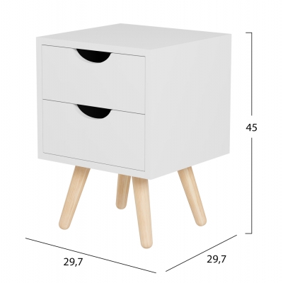 ΚΟΜΟΔΙΝΟ DINKL HM2472.03 ΜΕΛΑΜΙΝΗ-2 ΣΥΡΤΑΡΙΑ ΛΕΥΚΟ 29,7x29,7x45Υεκ ΚΟΜΟΔΙΝΟ DINKL HM2472.03 ΜΕΛΑΜΙΝΗ-2 ΣΥΡΤΑΡΙΑ ΛΕΥΚΟ 29,7x29,7x45Υεκ