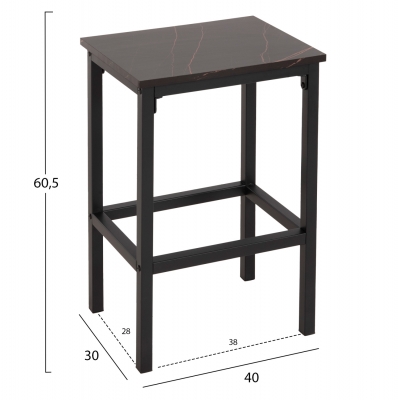 ΣΕΤ ΤΡΑΠΕΖΑΡΙΑ ΜΠΑΡ 5ΤΜΧ BOXY HM9882.13 ΜΑΥΡΟ ΜΕΤΑΛΛΟ-ΜΕΛΑΜΙΝΗ ΜΑΥΡΟ ΜΑΡΜΑΡΟ ΣΕΤ ΤΡΑΠΕΖΑΡΙΑ ΜΠΑΡ 5ΤΜΧ BOXY HM9882.13 ΜΑΥΡΟ ΜΕΤΑΛΛΟ-ΜΕΛΑΜΙΝΗ ΜΑΥΡΟ ΜΑΡΜΑΡΟ