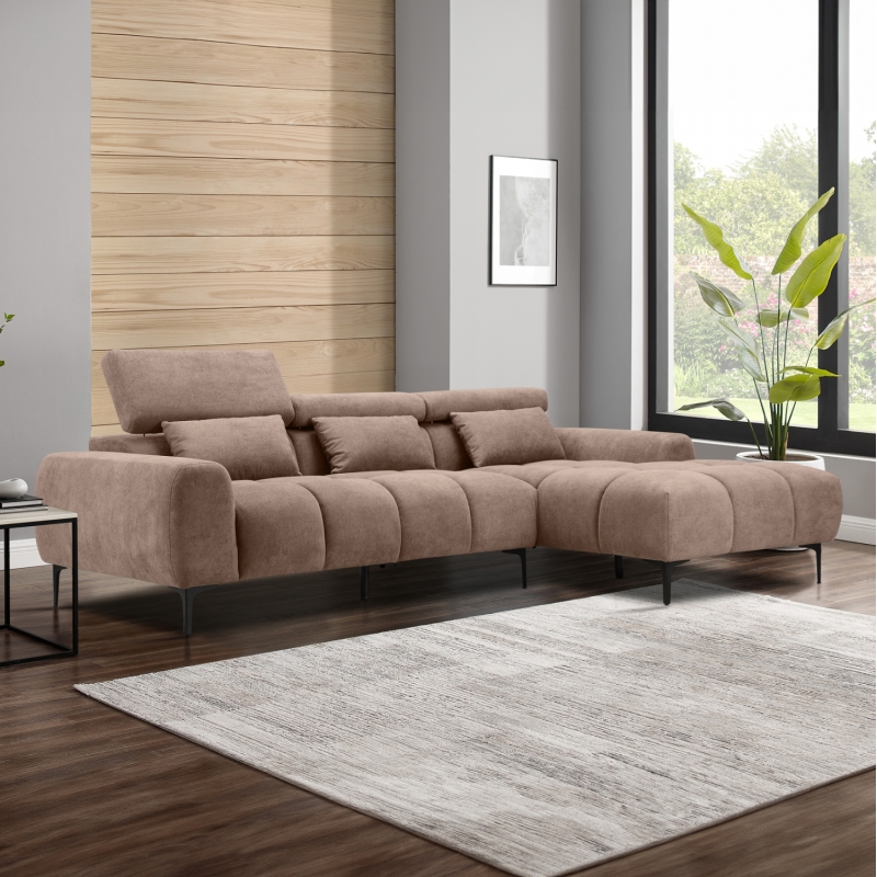 ΚΑΝΑΠΕΣ ΔΕΞΙΑ ΓΩΝΙΑ DIVYA HM3267.01R ΣΥΝΘ.SUEDE ΑΝΟΙΧΤΟ ΚΑΦΕ 264x175x99Υεκ. ΚΑΝΑΠΕΣ ΔΕΞΙΑ ΓΩΝΙΑ DIVYA HM3267.01R ΣΥΝΘ.SUEDE ΑΝΟΙΧΤΟ ΚΑΦΕ 264x175x99Υεκ.