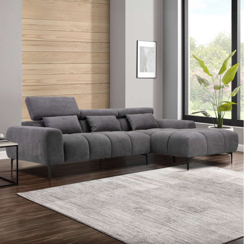ΚΑΝΑΠΕΣ ΔΕΞΙΑ ΓΩΝΙΑ DIVYA HM3267.02R ΣΥΝΘ.SUEDE ΓΚΡΙ 264x175x99Υεκ. ΚΑΝΑΠΕΣ ΔΕΞΙΑ ΓΩΝΙΑ DIVYA HM3267.02R ΣΥΝΘ.SUEDE ΓΚΡΙ 264x175x99Υεκ.