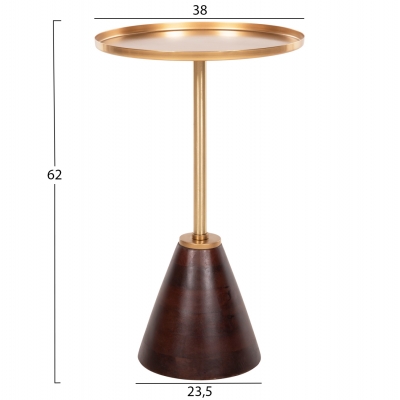 ΒΟΗΘΗΤΙΚΟ ΤΡΑΠΕΖΑΚΙ KAPPUR HM9726 ΞΥΛΟ MANGO ΣΕ ΚΑΡΥΔΙ-ΜΕΤΑΛΛΟ ΧΡΥΣΟ Φ38x62Υεκ ΒΟΗΘΗΤΙΚΟ ΤΡΑΠΕΖΑΚΙ KAPPUR HM9726 ΞΥΛΟ MANGO ΣΕ ΚΑΡΥΔΙ-ΜΕΤΑΛΛΟ ΧΡΥΣΟ Φ38x62Υεκ