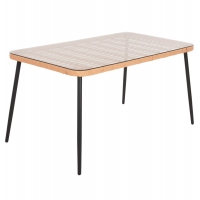 ΤΡΑΠΕΖΙ ΟΡΘΟΓΩΝΙΟ ALLEGRA HM5537.11 ΜΕΤΑΛ.ΜΑΥΡΟ-P.E. RATTAN ΦΥΣΙΚΟ 139,5x79,5x73Υεκ. ΤΡΑΠΕΖΙ ΟΡΘΟΓΩΝΙΟ ALLEGRA HM5537.11 ΜΕΤΑΛ.ΜΑΥΡΟ-P.E. RATTAN ΦΥΣΙΚΟ 139,5x79,5x73Υεκ.