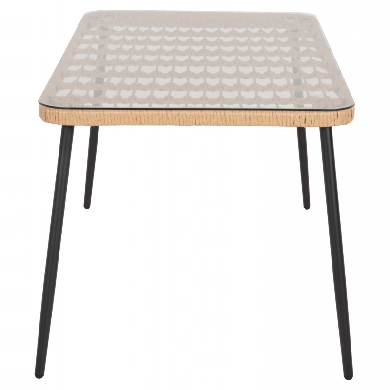 ΤΡΑΠΕΖΙ ΟΡΘΟΓΩΝΙΟ ALLEGRA HM5537.11 ΜΕΤΑΛ.ΜΑΥΡΟ-P.E. RATTAN ΦΥΣΙΚΟ 139,5x79,5x73Υεκ. ΤΡΑΠΕΖΙ ΟΡΘΟΓΩΝΙΟ ALLEGRA HM5537.11 ΜΕΤΑΛ.ΜΑΥΡΟ-P.E. RATTAN ΦΥΣΙΚΟ 139,5x79,5x73Υεκ.