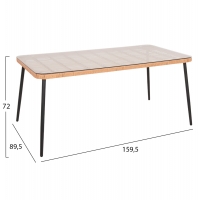 ΤΡΑΠΕΖΙ ΟΡΘΟΓΩΝΙΟ ALLEGRA HM5538.11 ΜΕΤΑΛ.ΜΑΥΡΟ-P.E. RATTAN ΦΥΣΙΚΟ 159,5x89,5x72Υεκ. ΤΡΑΠΕΖΙ ΟΡΘΟΓΩΝΙΟ ALLEGRA HM5538.11 ΜΕΤΑΛ.ΜΑΥΡΟ-P.E. RATTAN ΦΥΣΙΚΟ 159,5x89,5x72Υεκ.