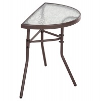 ΤΡΑΠΕΖΙ ΗΜΙΚΥΚΛΙΚΟ LIMA HM5967.02 ΜΕΤΑΛΛΙΚΟ ΚΑΦΕ ΜΕ ΓΥΑΛΙΝΟ TOP 70x40x64,5Υεκ. ΤΡΑΠΕΖΙ ΗΜΙΚΥΚΛΙΚΟ LIMA HM5967.02 ΜΕΤΑΛΛΙΚΟ ΚΑΦΕ ΜΕ ΓΥΑΛΙΝΟ TOP 70x40x64,5Υεκ.