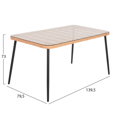 ΣΕΤ ΕΞΩΤ.ΧΩΡΟΥ 5ΤΜΧ ALLEGRA HM21027 ΣΕ ΜΠΕΖ & ΜΑΥΡΟ ΧΡΩΜΑ WICKER-ΜΕΤΑΛΛΟ ΣΕΤ ΕΞΩΤ.ΧΩΡΟΥ 5ΤΜΧ ALLEGRA HM21027 ΣΕ ΜΠΕΖ & ΜΑΥΡΟ ΧΡΩΜΑ WICKER-ΜΕΤΑΛΛΟ