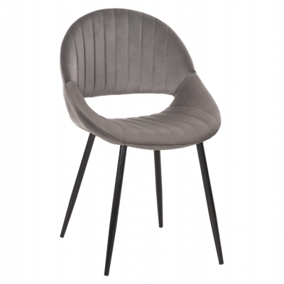 ΚΑΡΕΚΛΑ ΤΡΑΠΕΖΑΡΙΑΣ ODEN HM9001.01 ΓΚΡΙ ΒΕΛΟΥΔΟ-ΜΑΥΡΑ ΜΕΤΑΛ.ΠΟΔΙΑ 52x55x84Yεκ. ΚΑΡΕΚΛΑ ΤΡΑΠΕΖΑΡΙΑΣ ODEN HM9001.01 ΓΚΡΙ ΒΕΛΟΥΔΟ-ΜΑΥΡΑ ΜΕΤΑΛ.ΠΟΔΙΑ 52x55x84Yεκ.