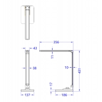 ΦΩΤΙΣΤΙΚΟ ΓΡΑΦΕΙΟΥ LED BLAIN PRO HM4458.08 ΑΣΗΜΙ ΒΑΣΗ ABS-ΑΣΗΜΙ ΜΠΡΑΤΣΑ ΑΛΟΥΜΙΝΙΟΥ 35,6x43,1Υεκ ΦΩΤΙΣΤΙΚΟ ΓΡΑΦΕΙΟΥ LED BLAIN PRO HM4458.08 ΑΣΗΜΙ ΒΑΣΗ ABS-ΑΣΗΜΙ ΜΠΡΑΤΣΑ ΑΛΟΥΜΙΝΙΟΥ 35,6x43,1Υεκ