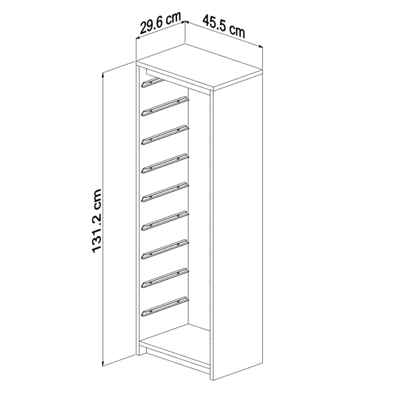 ΣΥΡΤΑΡΙΕΡΑ SANI HM18203.03 ΜΕΛΑΜΙΝΗ SONAMA-9 ΛΕΥΚΑ ΣΥΡΤΑΡΙΑ P.E. 45,5x29,6x125Υ ΣΥΡΤΑΡΙΕΡΑ SANI HM18203.03 ΜΕΛΑΜΙΝΗ SONAMA-9 ΛΕΥΚΑ ΣΥΡΤΑΡΙΑ P.E. 45,5x29,6x125Υ