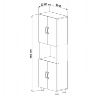 ΕΠΙΠΛΟ ΚΟΥΖΙΝΑΣ/ΝΤΟΥΛΑΠΙ RAD HM18196.03 ΜΕΛΑΜΙΝΗ ΣΟΝΑΜΑ-ΛΕΥΚΟ 56x32x165Υεκ. ΕΠΙΠΛΟ ΚΟΥΖΙΝΑΣ/ΝΤΟΥΛΑΠΙ RAD HM18196.03 ΜΕΛΑΜΙΝΗ ΣΟΝΑΜΑ-ΛΕΥΚΟ 56x32x165Υεκ.