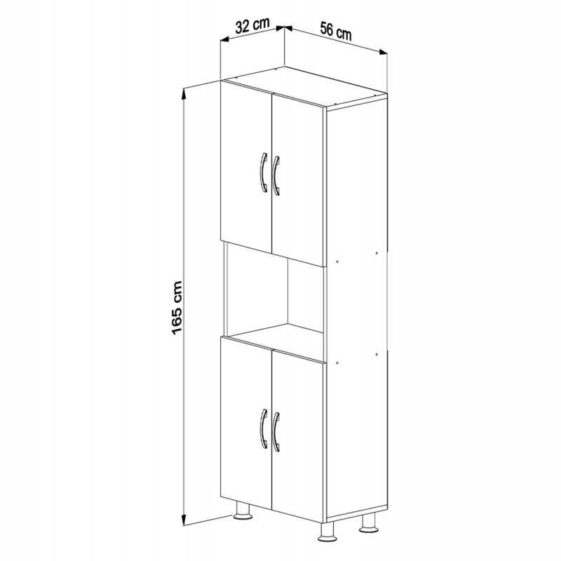 ΕΠΙΠΛΟ ΚΟΥΖΙΝΑΣ/ΝΤΟΥΛΑΠΙ RAD HM18196.03 ΜΕΛΑΜΙΝΗ ΣΟΝΑΜΑ-ΛΕΥΚΟ 56x32x165Υεκ. ΕΠΙΠΛΟ ΚΟΥΖΙΝΑΣ/ΝΤΟΥΛΑΠΙ RAD HM18196.03 ΜΕΛΑΜΙΝΗ ΣΟΝΑΜΑ-ΛΕΥΚΟ 56x32x165Υεκ.