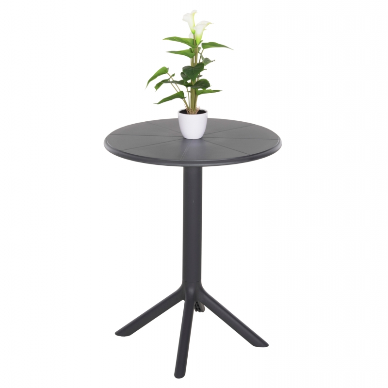 ΤΡΑΠΕΖΙ ΠΟΛΥΠΡΟΠΥΛΕΝΙΟΥ ΣΤΡΟΓΓΥΛΟ TERRIN HM6124.20 ΓΚΡΙ Φ61x77Υεκ. ΤΡΑΠΕΖΙ ΠΟΛΥΠΡΟΠΥΛΕΝΙΟΥ ΣΤΡΟΓΓΥΛΟ TERRIN HM6124.20 ΓΚΡΙ Φ61x77Υεκ.