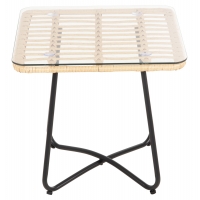 ΤΡΑΠΕΖΑΚΙ GERRY HM5717.11 ΜΕ WICKER ΜΠΕΖ-ΜΑΥΡΟ ΜΕΤΑΛ.ΣΚΕΛΕΤΟ 50x50x47,5Υεκ. ΤΡΑΠΕΖΑΚΙ GERRY HM5717.11 ΜΕ WICKER ΜΠΕΖ-ΜΑΥΡΟ ΜΕΤΑΛ.ΣΚΕΛΕΤΟ 50x50x47,5Υεκ.