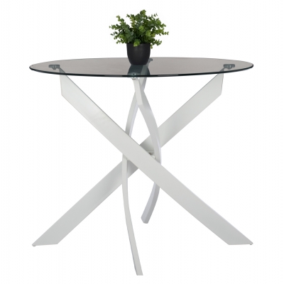 ΤΡΑΠΕΖΙ ΚΟΥΖΙΝΑΣ ΣΤΡΟΓΓΥΛΟ JAFARU HM8499.13 ΛΕΥΚΑ ΜΕΤΑΛ.ΠΟΔΙΑ Φ90x75Yεκ. ΤΡΑΠΕΖΙ ΚΟΥΖΙΝΑΣ ΣΤΡΟΓΓΥΛΟ JAFARU HM8499.13 ΛΕΥΚΑ ΜΕΤΑΛ.ΠΟΔΙΑ Φ90x75Yεκ.