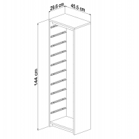 ΣΥΡΤΑΡΙΕΡΑ SANI HM18205.03 ΜΕΛΑΜΙΝΗ ΣΕ SONAMA-ΛΕΥΚΑ ΣΥΡΤΑΡΙΑ P.E. 45,5x29,6x144Υεκ. ΣΥΡΤΑΡΙΕΡΑ SANI HM18205.03 ΜΕΛΑΜΙΝΗ ΣΕ SONAMA-ΛΕΥΚΑ ΣΥΡΤΑΡΙΑ P.E. 45,5x29,6x144Υεκ.
