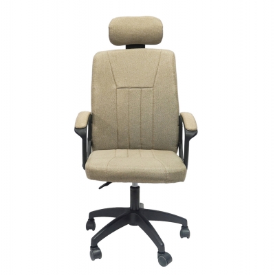 ΚΑΡΕΚΛΑ ΓΡΑΦΕΙΟΥ NIMBLE HM1199.13 ΜΠΕΖ ΥΦΑΣΜΑ-ΜΑΥΡΟΣ ΣΚΕΛΕΤΟΣ&ΒΑΣΗ NYLON 59x64x122Υεκ