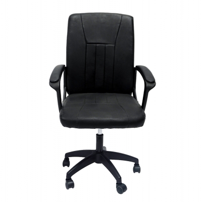 ΚΑΡΕΚΛΑ ΓΡΑΦΕΙΟΥ NIM HM1200.01 ΜΑΥΡΟ PVC-ΜΑΥΡΟΣ ΣΚΕΛΕΤΟΣ & ΒΑΣΗ NYLON 58x65x100Υεκ