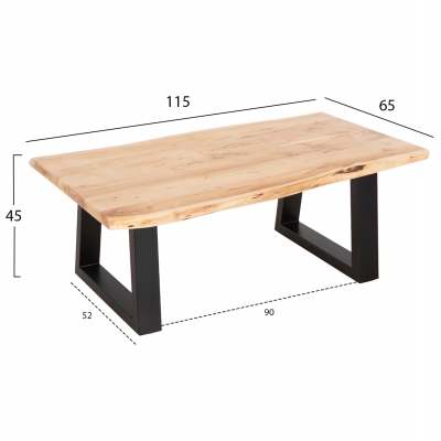 ΤΡΑΠΕΖΙ ΣΑΛΟΝΙΟΥ MONTANA HM8166.21 ΠΑΧΟΣ 4εκ. ΞΥΛΟ ΑΚΑΚΙΑΣ ΑΝΟΙΧΤΟ ΦΥΣΙΚΟ 115x65x45Yεκ ΤΡΑΠΕΖΙ ΣΑΛΟΝΙΟΥ MONTANA HM8166.21 ΠΑΧΟΣ 4εκ. ΞΥΛΟ ΑΚΑΚΙΑΣ ΑΝΟΙΧΤΟ ΦΥΣΙΚΟ 115x65x45Yεκ