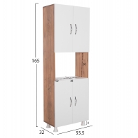 ΕΠΙΠΛΟ ΚΟΥΖΙΝΑΣ/ΝΤΟΥΛΑΠΙ RAD HM18196.04 ΜΕΛΑΜΙΝΗ ΦΥΣΙΚΟ-ΛΕΥΚΟ 55,5x32x165Υεκ. ΕΠΙΠΛΟ ΚΟΥΖΙΝΑΣ/ΝΤΟΥΛΑΠΙ RAD HM18196.04 ΜΕΛΑΜΙΝΗ ΦΥΣΙΚΟ-ΛΕΥΚΟ 55,5x32x165Υεκ.