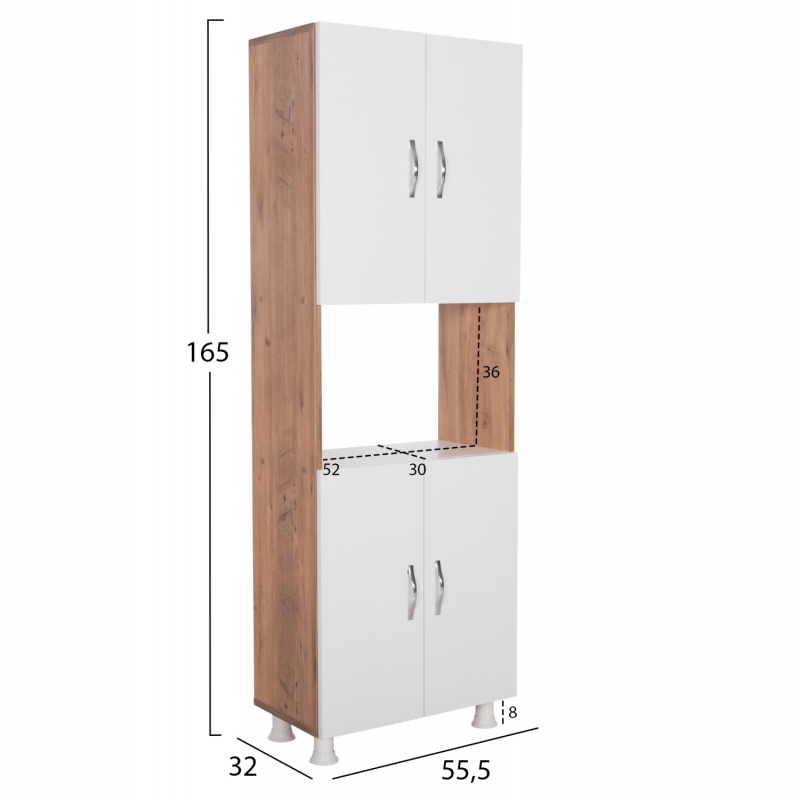 ΕΠΙΠΛΟ ΚΟΥΖΙΝΑΣ/ΝΤΟΥΛΑΠΙ RAD HM18196.04 ΜΕΛΑΜΙΝΗ ΦΥΣΙΚΟ-ΛΕΥΚΟ 55,5x32x165Υεκ. ΕΠΙΠΛΟ ΚΟΥΖΙΝΑΣ/ΝΤΟΥΛΑΠΙ RAD HM18196.04 ΜΕΛΑΜΙΝΗ ΦΥΣΙΚΟ-ΛΕΥΚΟ 55,5x32x165Υεκ.