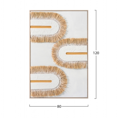 ΠΙΝΑΚΑΣ 3D HM4537.02 ΜΕ ΚΟΡΝΙΖΑ ΜΠΕΖ-ΚΑΜΒΑΣ ΛΕΥΚΟΣ-ΧΕΙΡΟΠΟΙΗΤΟΣ 80x3,5x120Υεκ. ΠΙΝΑΚΑΣ 3D HM4537.02 ΜΕ ΚΟΡΝΙΖΑ ΜΠΕΖ-ΚΑΜΒΑΣ ΛΕΥΚΟΣ-ΧΕΙΡΟΠΟΙΗΤΟΣ 80x3,5x120Υεκ.