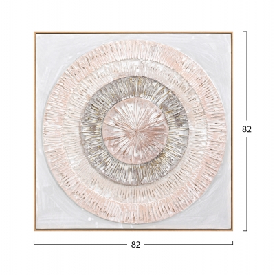 ΠΙΝΑΚΑΣ ΤΟΙΧΟΥ 3D HM4578 ΜΕ ΚΟΡΝΙΖΑ ΜΠΕΖ-ΧΕΙΡΟΠΟΙΗΤΟΙ ΚΥΚΛΟΙ 82x4,5Χ82Υεκ. ΠΙΝΑΚΑΣ ΤΟΙΧΟΥ 3D HM4578 ΜΕ ΚΟΡΝΙΖΑ ΜΠΕΖ-ΧΕΙΡΟΠΟΙΗΤΟΙ ΚΥΚΛΟΙ 82x4,5Χ82Υεκ.