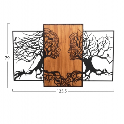 ΔΙΑΚΟΣΜΗΤΙΚΟ ΤΟΙΧΟΥ ILLUSION HM4654 ΦΥΛΛΑ ΜΕΤΑΛΛΟΥ-ΞΥΛΟ 125,5x3x79Υεκ. ΔΙΑΚΟΣΜΗΤΙΚΟ ΤΟΙΧΟΥ ILLUSION HM4654 ΦΥΛΛΑ ΜΕΤΑΛΛΟΥ-ΞΥΛΟ 125,5x3x79Υεκ.