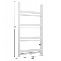ΡΑΦΙΕΡΑ ΤΟΙΧΟΥ SANI HM18224.01 ΜΕΛΑΜΙΝΗ ΣΕ ΛΕΥΚΟ 60x10x120Υεκ. (4 ΡΑΦΙΑ) ΡΑΦΙΕΡΑ ΤΟΙΧΟΥ SANI HM18224.01 ΜΕΛΑΜΙΝΗ ΣΕ ΛΕΥΚΟ 60x10x120Υεκ. (4 ΡΑΦΙΑ)