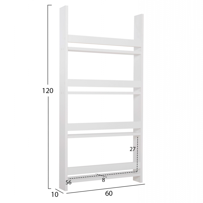 ΡΑΦΙΕΡΑ ΤΟΙΧΟΥ SANI HM18224.01 ΜΕΛΑΜΙΝΗ ΣΕ ΛΕΥΚΟ 60x10x120Υεκ. (4 ΡΑΦΙΑ) ΡΑΦΙΕΡΑ ΤΟΙΧΟΥ SANI HM18224.01 ΜΕΛΑΜΙΝΗ ΣΕ ΛΕΥΚΟ 60x10x120Υεκ. (4 ΡΑΦΙΑ)